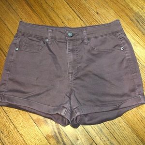 High waisted shorts